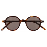 Cutler & Gross - 9001 Kingsman Round Sunglasses - Dark Turtle Havana - Luxury - Cutler & Gross Eyewear