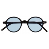 Cutler & Gross - 9001 Kingsman Round Sunglasses - Black - Luxury - Cutler & Gross Eyewear