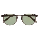 Cutler & Gross - 1007 Kingsman Round Sunglasses - Crystal Black - Luxury - Cutler & Gross Eyewear
