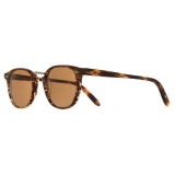 Cutler & Gross - 1007 Kingsman Round Sunglasses - Brown Amber Tortoise - Luxury - Cutler & Gross Eyewear