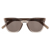 Cutler & Gross - 0824 Kingsman Round Sunglasses - Smoke Italian - Luxury - Cutler & Gross Eyewear