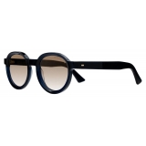 Cutler & Gross - 1384 Round Sunglasses - Classic Navy Blue - Luxury - Cutler & Gross Eyewear