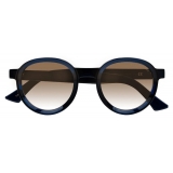 Cutler & Gross - 1384 Round Sunglasses - Classic Navy Blue - Luxury - Cutler & Gross Eyewear