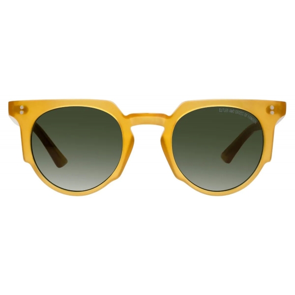 Cutler & Gross - 1383 Round Sunglasses - Honey - Luxury - Cutler & Gross Eyewear