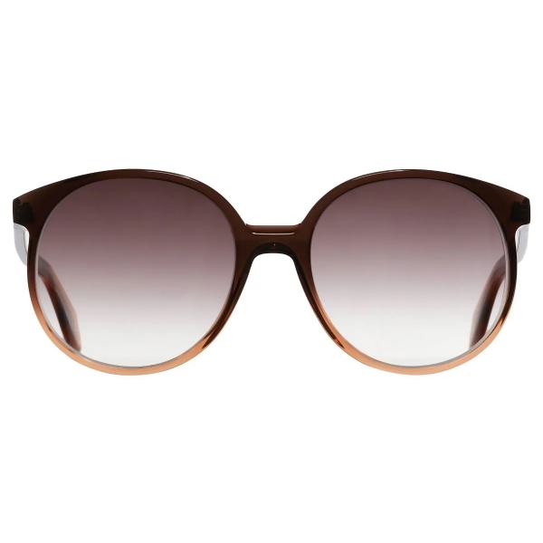 Cutler & Gross - 1395 Round Sunglasses - Fireburst Grad - Luxury - Cutler & Gross Eyewear
