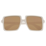 Cutler & Gross - 1398 Square Sunglasses - Bone - Luxury - Cutler & Gross Eyewear