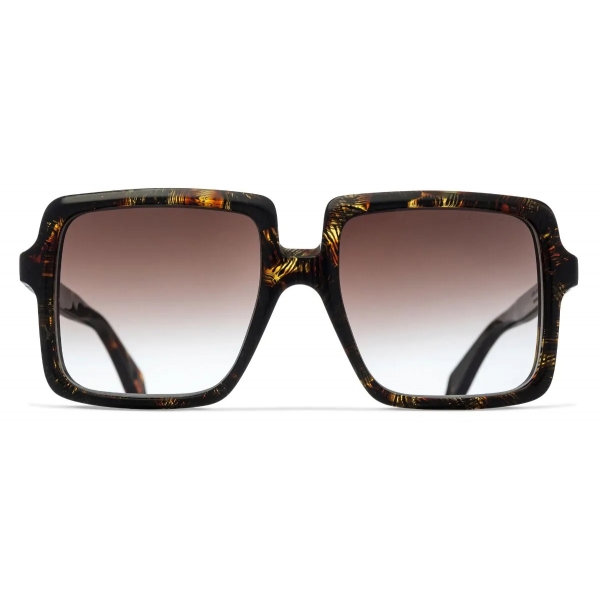 Cutler & Gross - 1398 Square Sunglasses - Brush Stroke - Luxury - Cutler & Gross Eyewear