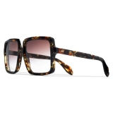 Cutler & Gross - 1398 Square Sunglasses - Brush Stroke - Luxury - Cutler & Gross Eyewear