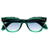 Cutler & Gross - 9288 Cat Eye Sunglasses - Emerald Colour Studio - Luxury - Cutler & Gross Eyewear