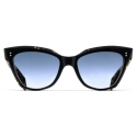 Cutler & Gross - 9288 Cat Eye Sunglasses - Black on Havana - Luxury - Cutler & Gross Eyewear