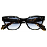 Cutler & Gross - 9288 Cat Eye Sunglasses - Black on Havana - Luxury - Cutler & Gross Eyewear