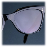 Cutler & Gross - 9288 Cat Eye Sunglasses - Black on Havana - Luxury - Cutler & Gross Eyewear