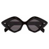 Cutler & Gross - 9126 Oversize Sunglasses - Black on Pink - Luxury - Cutler & Gross Eyewear