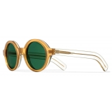 Cutler & Gross - 1396 Round Sunglasses - Bi-Layer Butterscotch - Luxury - Cutler & Gross Eyewear