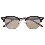 Cutler & Gross - 1334 Kingsman Round Sunglasses - Black - Luxury - Cutler & Gross Eyewear