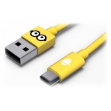 Tribe - Tom - Minions - Micro USB Cable - Data Transmission and Charging for Android, Samsung, HTC, Nokia, Sony - 120 cm