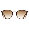 Cutler & Gross - 1007 Kingsman Round Sunglasses - Havana - Luxury - Cutler & Gross Eyewear