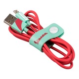Tribe - Acquamarina - Vespa - Micro USB Cable - Data Transmission and Charging for Android, Samsung, HTC, Nokia, Sony - 120 cm