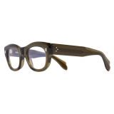 Cutler & Gross - 9261 Cat Eye Optical Glasses - Olive - Luxury - Cutler & Gross Eyewear