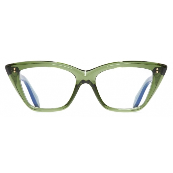 Cutler & Gross - 9241 Cat Eye Optical Glasses - Joshua Green - Luxury - Cutler & Gross Eyewear