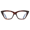 Cutler & Gross - 9241 Cat Eye Optical Glasses - Dark Turtle - Luxury - Cutler & Gross Eyewear