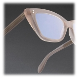 Cutler & Gross - 9241 Cat Eye Optical Glasses - Prawn Cocktail - Luxury - Cutler & Gross Eyewear