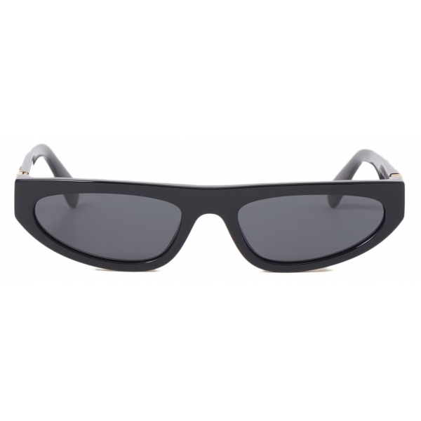 Miu Miu - Miu Miu Glimpse Sunglasses - Cat Eye - Black Slate Gray - Sunglasses - Miu Miu Eyewear