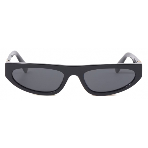 サングラス (W) Miu Miu Glimpse Sunglasses Slate Grey Black Acetate Slate Gray Lenses Miu Glimpse Sunglasses | Miu Miu