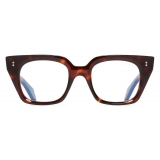 Cutler & Gross - 1411 Cat Eye Optical Glasses - Dark Turtle - Luxury - Cutler & Gross Eyewear