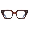 Cutler & Gross - 1411 Cat Eye Optical Glasses - Dark Turtle - Luxury - Cutler & Gross Eyewear