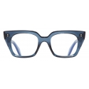 Cutler & Gross - 1411 Cat Eye Optical Glasses - Deep Blue - Luxury - Cutler & Gross Eyewear