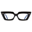 Cutler & Gross - 1408 Cat Eye Optical Glasses - Black on Crystal - Luxury - Cutler & Gross Eyewear