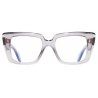 Cutler & Gross - 1401 Cat Eye Optical Glasses - Black on Horn - Luxury - Cutler & Gross Eyewear