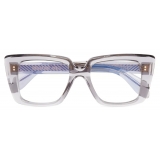 Cutler & Gross - 1401 Cat Eye Optical Glasses - Black on Horn - Luxury - Cutler & Gross Eyewear