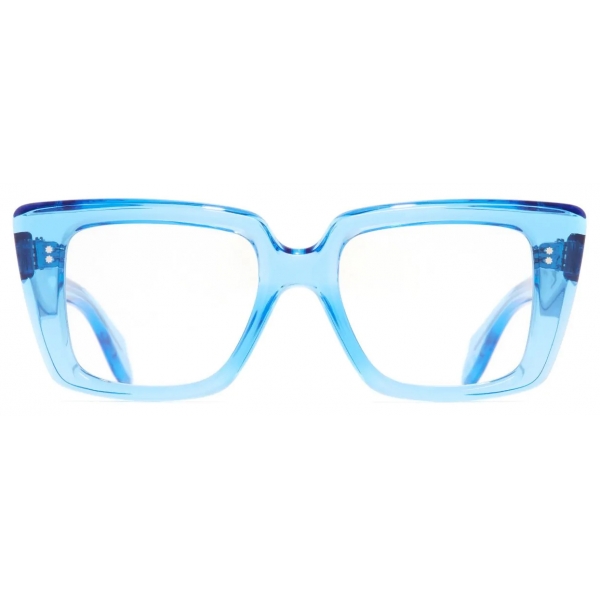 Cutler & Gross - 1401 Cat Eye Optical Glasses - Blue Crystal - Luxury - Cutler & Gross Eyewear