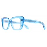 Cutler & Gross - 1401 Cat Eye Optical Glasses - Blue Crystal - Luxury - Cutler & Gross Eyewear