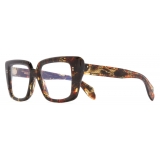 Cutler & Gross - 1401 Cat Eye Optical Glasses - Brush Stroke - Luxury - Cutler & Gross Eyewear