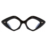 Cutler & Gross - 9126 Cat-Eye Optical Glasses - Black on Crystal - Luxury - Cutler & Gross Eyewear