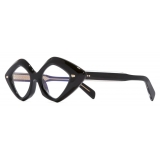 Cutler & Gross - 9126 Cat-Eye Optical Glasses - Black on Crystal - Luxury - Cutler & Gross Eyewear