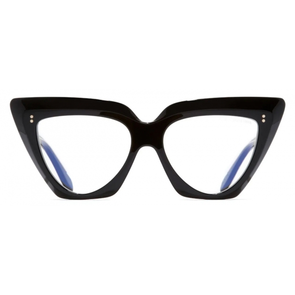 Cutler & Gross - 1407 Cat Eye Optical Glasses - Black on Crystal - Luxury - Cutler & Gross Eyewear