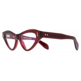 Cutler & Gross - The Great Frog Mini Cat Eye Optical Glasses - Bordeaux - Luxury - Cutler & Gross Eyewear