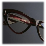 Cutler & Gross - The Great Frog Mini Cat Eye Optical Glasses - Bordeaux - Luxury - Cutler & Gross Eyewear