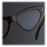 Cutler & Gross - The Great Frog Mini Cat Eye Optical Glasses - Bordeaux - Luxury - Cutler & Gross Eyewear