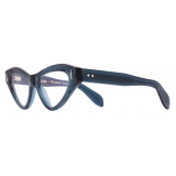 Cutler & Gross - The Great Frog Mini Cat Eye Optical Glasses - Deep Teal - Luxury - Cutler & Gross Eyewear