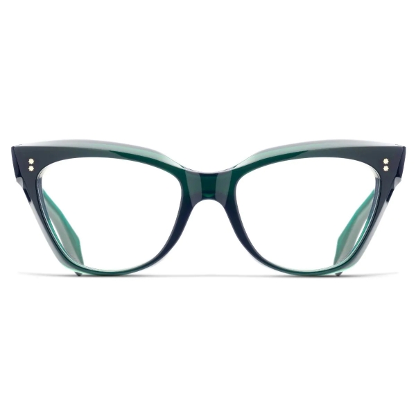 Cutler & Gross - 9288 Cat Eye Optical Glasses - Emerald Colour Studio - Luxury - Cutler & Gross Eyewear