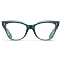 Cutler & Gross - 9288 Cat Eye Optical Glasses - Emerald Colour Studio - Luxury - Cutler & Gross Eyewear