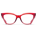 Cutler & Gross - 9288 Cat Eye Optical Glasses - Lipstick Red - Luxury - Cutler & Gross Eyewear