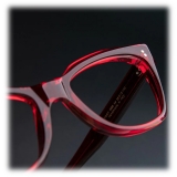 Cutler & Gross - 9288 Cat Eye Optical Glasses - Lipstick Red - Luxury - Cutler & Gross Eyewear