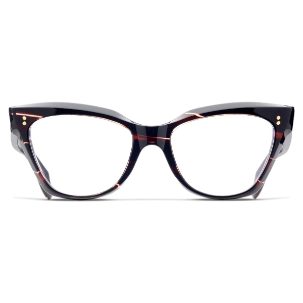 Cutler & Gross - 9288 Cat Eye Optical Glasses - Striped Brown Havana - Luxury - Cutler & Gross Eyewear