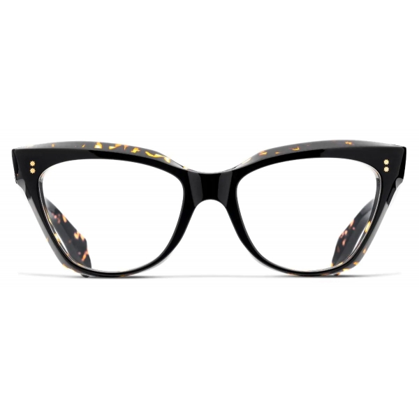 Cutler & Gross - 9288 Cat Eye Optical Glasses - Black on Havana - Luxury - Cutler & Gross Eyewear